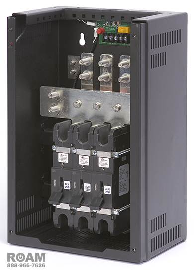 MTC 2920 - High Current Wall Mount PDU - Without Front Cover - Wall Mount DC Breaker Panel - MTC 2920